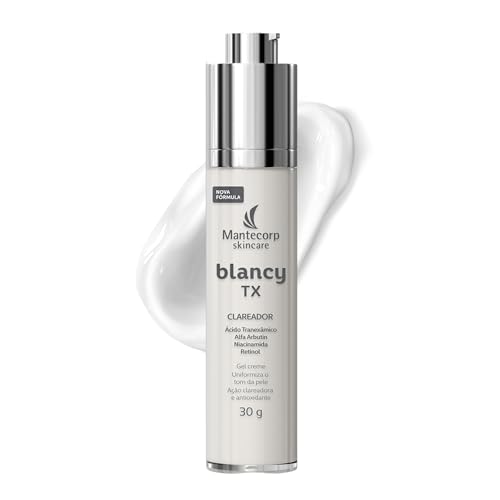 Mantecorp - Blancy TX Creme Gel Clareador Facial - Potente Clareador e Antioxidante - Absorção Rápida e Textura Leve - 30g