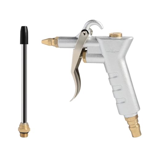 Air Blower Gun, Air Blow Gun Air Compressor Gun Accessories Cleaner Compressor Duster with Extension Nozzle Pneumatic Automotive Air Blow Gun for Car Engine Computer Precise Instrument