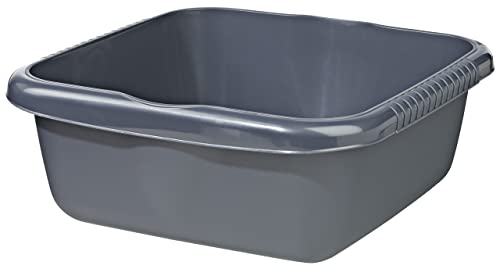 Tarrington House Bassine Carrée, 38 x 38 cm, 15 L, Anthracite