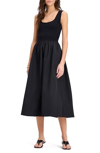 Robe Midi Mixed Media Kate Spade Confortable Finies les Tenues Serrées