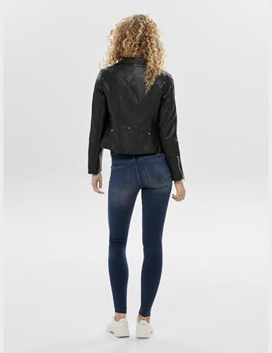 Only Faux Leather Jacket Onlgemma Faux Leather Jacket Black 44 Black 1 44 - 3