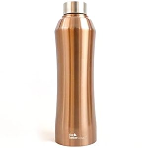The Better Home 1000 Stainless Steel Water Bottle 1 Litre | Gold