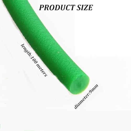 Courroie en polyuréthane rugueuse verte de 9 mm à haute adhérence - 3