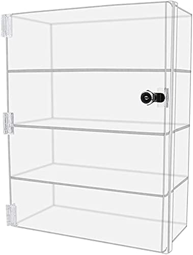 Joyero acrílico transparente 4 capas colección de arte transparente acrílico soporte exhibición anillos collares pendientes pulseras caja de