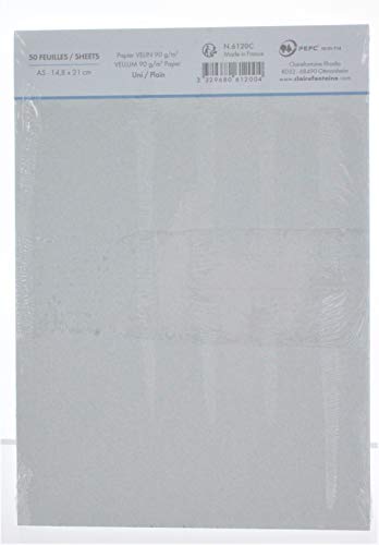 Clairefontaine "Triomphe" Stationery Tablet, Blank, A5 (5.75" X 8.25") #TOP1