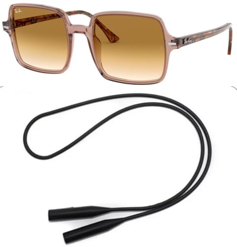 Ray-Ban RB1973 Sunglasses Bundle: RB 1973 128151 Transparent Light Brown and Universal Anti-slip Silicone Leash2