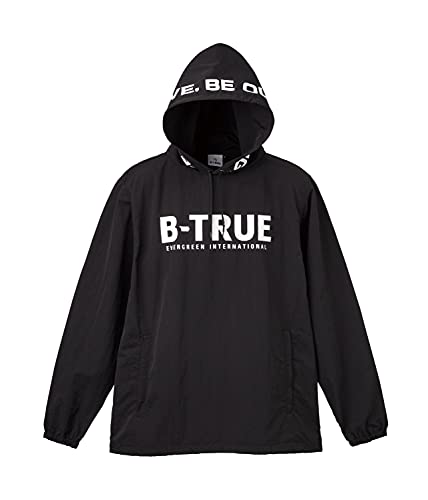 エバーグリーン B-TRUE パッカブルプルパーカー 3Lサイズ ブラック/BK
