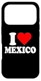Hülle für iPhone 17 Pro I Love Mexico Ich Liebe Mexiko Herz Reise Mexikaner