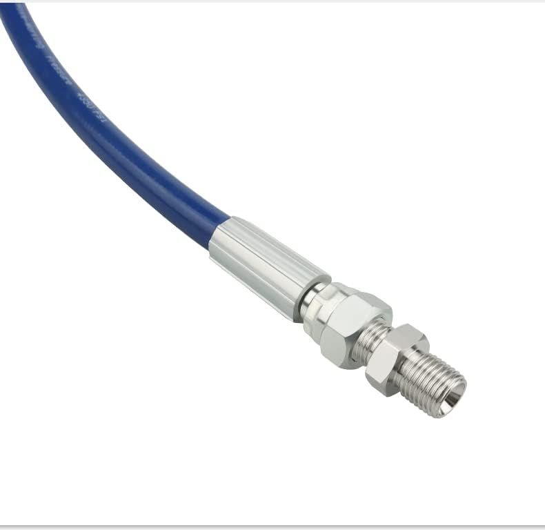 Miniatura 6 de Manguera de látigo para pulverizadores de pintura sin aire y conjuntos de pistola de pulverización de pintura, conjunto de manguera de 20 pulgadas,