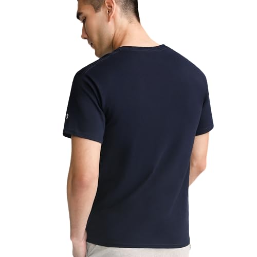 Champion Men's Classic Short Sleeve T-Shirt, Standard Fit, Midweight 100% Cotton, Available in Regular and Big & Tall, Deep Navy, X-Large by Champion - Image 2