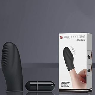 YameiS Mini Flírṭíṇg Víbrátíón Attrezzatura per Esercizi Sportivi Protezione per Le Dita Silicone (Nero)