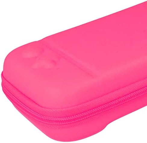 TECHGEAR Switch OLED Case, Hard Protective Carry Travel & Storage Case Cover Designed for Nintendo Switch OLED + Joy-Con Controllers + 10 Game Card Slots + Accessories [Black]