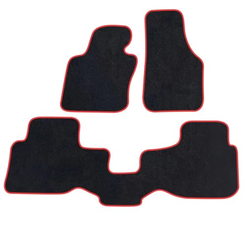 Tapis voiture pour Passat 2011-2015 rouge sur mesure pour la protection du sol