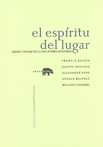 Portada de El espíritu del lugar: jardín y paisaje en la inglaterra moderna