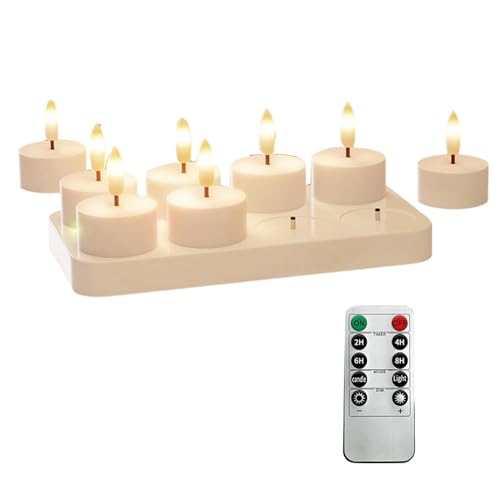Bougies chauffe-plat sans flamme rechargeables pour éliminer les risques de feu - 7