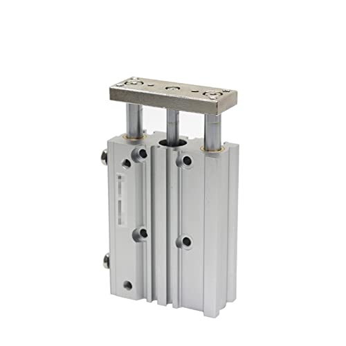 Cilindro de aire compacto MGPL12 con carrera de 30mm y guiado de tres ejes 2
