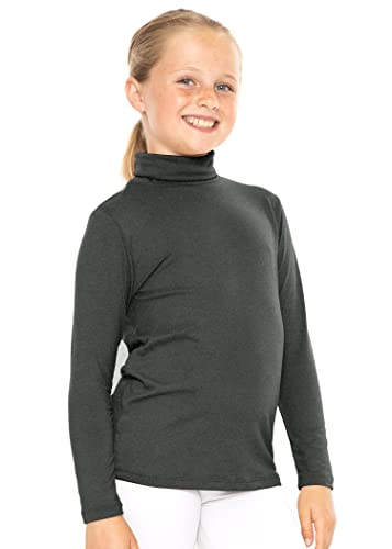 Image of STRETCH IS COMFORT Girl's Oh So Soft Long Sleeve Turtleneck | Youth Size 2-16