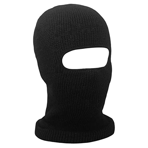 DYNWAVE capuz balaclava facial com 1 de capuz de balaclava, PRETO