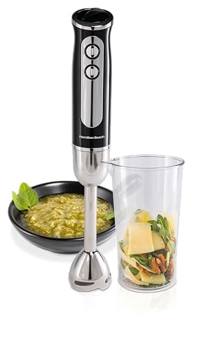 Hamilton Beach Mixer Misturador 800W 8 velocidades batedor e copo 600ml ASWE-013 inox 220v