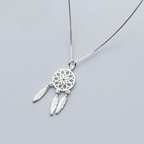 100% 925 Sterling Silver Wisiorek Naszyjnik Dla Kobiet Stałe Sterling Silver Biżuteria