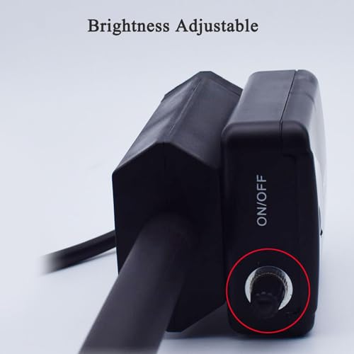 Rotación 360° en lámpara quirúrgica dental con diseño flexible de 5W 6