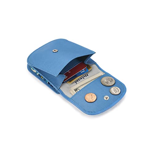 Taxi Wallet® TW04-HOKUSAI WAVE - Soft Leather (Van Gogh) - Compact, Front Pocket Folding Wallet - For Cards, Coins, Bills, ID (Men & Women)3