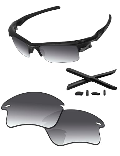 Image of Replacement Lenses & Rubber Kits for Oakley Fast Jacket XL OO9156 71mm - Precision Fit, UV Block, Impact Resistant