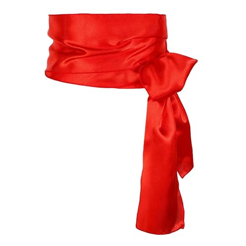 VIGUEUR Satin Pirate Sash Belt - Pirate Belt for Women, Men