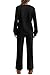 WIHOLL Lounge Sets for Women 2 Piece Business Casual Outfits Fall Fashion 2025 Womens Clothes Comfy Workout Sets Athleisure Pajamas Loungewear Winter Break Sweatsuits Seniors Black M