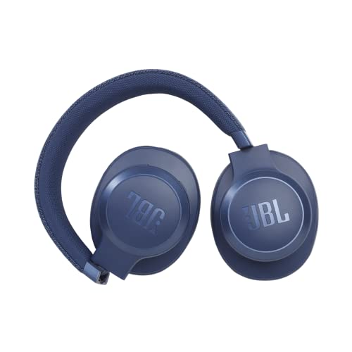 Image of JBL Live 660NC, Smart Adaptive Noise Cancelling Bluetooth Wireless Over Ear Headphones with Mic up to 50 Hours Playtime with Quick Charge, Signature Sound (Blue)