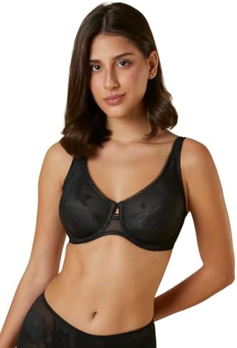 Triumph Damen Minimizer-BH Wild Rose Sensation W01, mit Bügel, ohne Polsterung, Verstellbare Träger