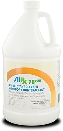 Airx RX 78+ Portion Control Disinfectant Cleaner and Odor Counteractant, 1 Gallon Bottle, Orange
