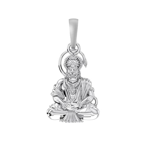 Pendentif Bajrang Bali en argent pur pour votre quotidien serein