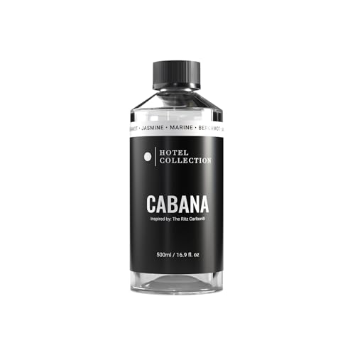 Hotel Collection Diffuser Oil - Cabana - Aromatherapy Essential Fragrance Oil - Hints of Marine, Bergamont, & Jasmine - 500ML 16.9 Fl oz
