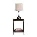 Sauder North Avenue Side Table, Smoked Oak finish
