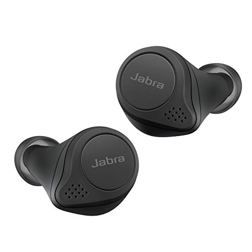Jabra Elite 75t – Bluetooth-Kopfhörer mit aktiver Geräuschunterdrückung (ANC) und langer Akkulaufzeit für True-Wireless-Erlebnis beim Telefonieren und Musikhören – Schwarz