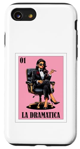 Funny Mexican Design for Latinas - La Dramatica �X�}�z�P�[�X iPhone SE (2020) / 7 / 8 �p
