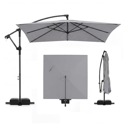 Tangkula 8' x 8' Patio Umbrella with Base