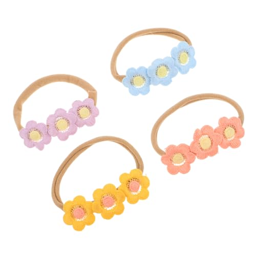 Bandeaux à marguerites pour cheveux fille et nourrisson SUPVOX 4 pièces