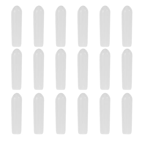 MAGICLULU 500 Tappi Terminali in Gomma Trasparente per Grucce in Filo Metallico, Coperture Protettive per Punte di Ganci, Protezioni Sicure per Armadi e Tessuti Delicati