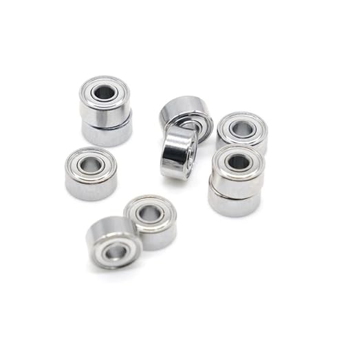 Roulements de précision MR84ZZ 4 x 8 x 3 mm en acier durable pour mécanisme horloger