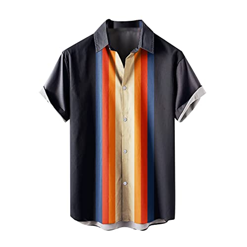 Chemise Boutonnée Élégante pour homme coupe ajustée noire