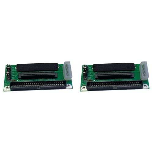 Descrizione: Uikdjgu 2X Scheda Scheda Convertitore Adattatore Disco Rigido Ide da 80 Pin A 68 Pin A 50 Pin Scsi Sca
