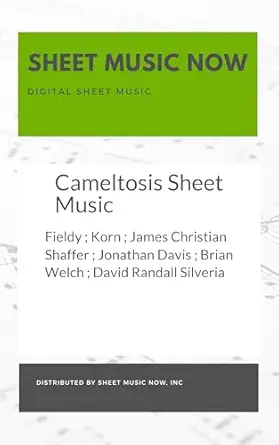 Cameltosis Sheet Music Cameltosis Sheet Music book cover