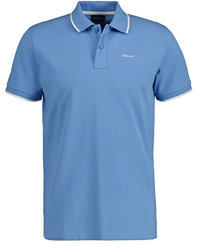GANT Herren Contrast Tipping SS Pique Kurzarm Poloshirt MIT KONTRASTNAHT,...