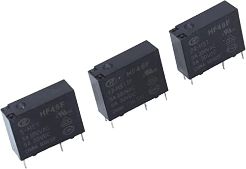 Relé HF46F-12-HS1 con conmutación de 5A normalmente abierto