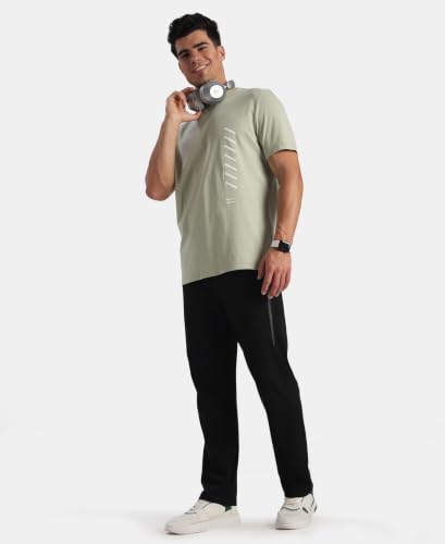 Image of Jockey 2718 Men Super Combed Cotton Printed Round Neck Half Sleeve T-Shirt