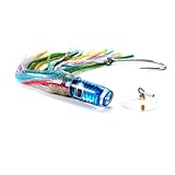 11 inch Trolling Tuna Lure for Mahi Marlin Dolphin Wahoo Shark Sailfish with Rigged Hooks Big Game Fishing Saltwater Lure Deep Sea