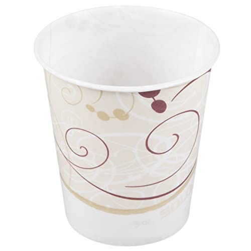 SOLO Cup Company R53SYMCT Paper Water Cups, Waxed, 5 oz (Case of 3,000)