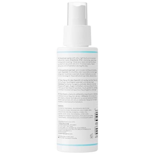 Geek & Gorgeous LIQUID HYDRATION - Hydrierendes Gesichtsspray mit 5% Panthenol und natürlichen Feuchtigkeitsfaktoren - für alle Hauttypen - 110 ml Sprühflasche